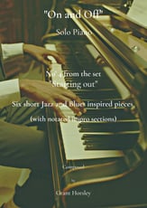 On and Off.  Piece No 4 of 6 from the set Starting Out. piano sheet music cover
